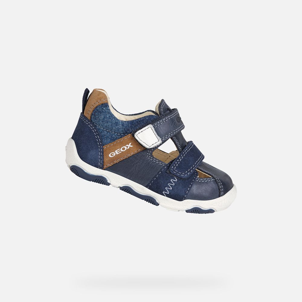 Geox Sandals Navy Balù Boy - Geox Baby Shoes - QNWMYV614